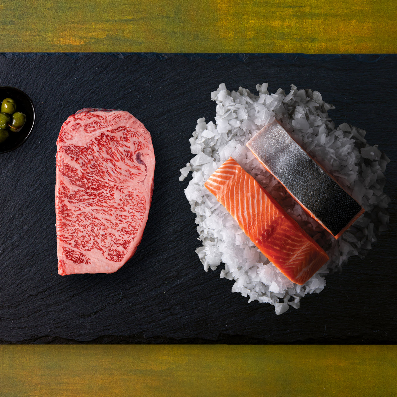 A5 Olive Wagyu and Ora King Surf & Turf bundle